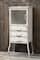 Hello Honey® Antique White Rustic Farmhouse Storage Cabinet